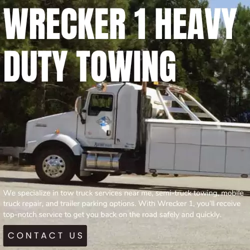 Heavy Duty Towing | Wrecker 1 Heavy Duty Towing