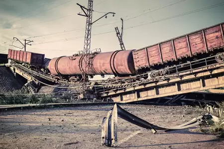 Train collides with truck in Alabama, leaving one dead