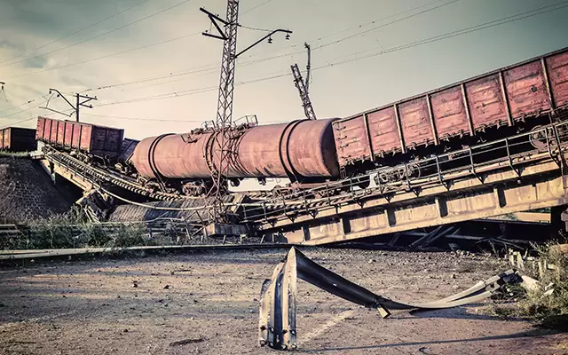 Train collides with truck in Alabama, leaving one dead