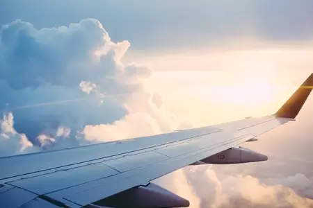 VIDEO: Passengers panic as flames burst from airplane wing