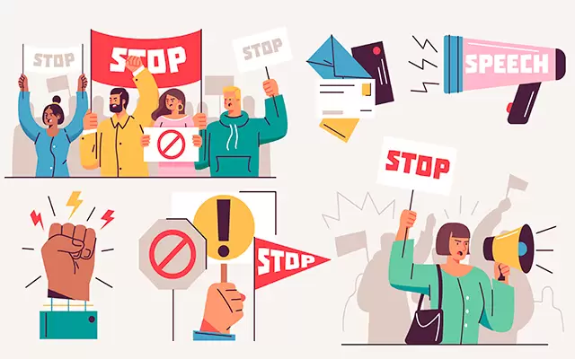 VIDEO: captures truck driver dragging protesters out of the way during road blockade