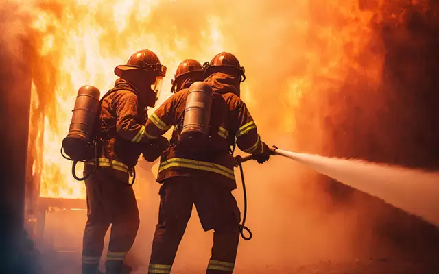 VIDEO: Firefighters Fought a Blaze for Hours in Lawrence, Massachusetts