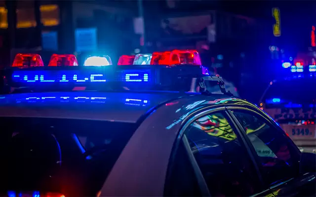 VIDEO: A manhunt is underway in California for a suspect who allegedly stole a semi-truck that crashed into a police cruiser